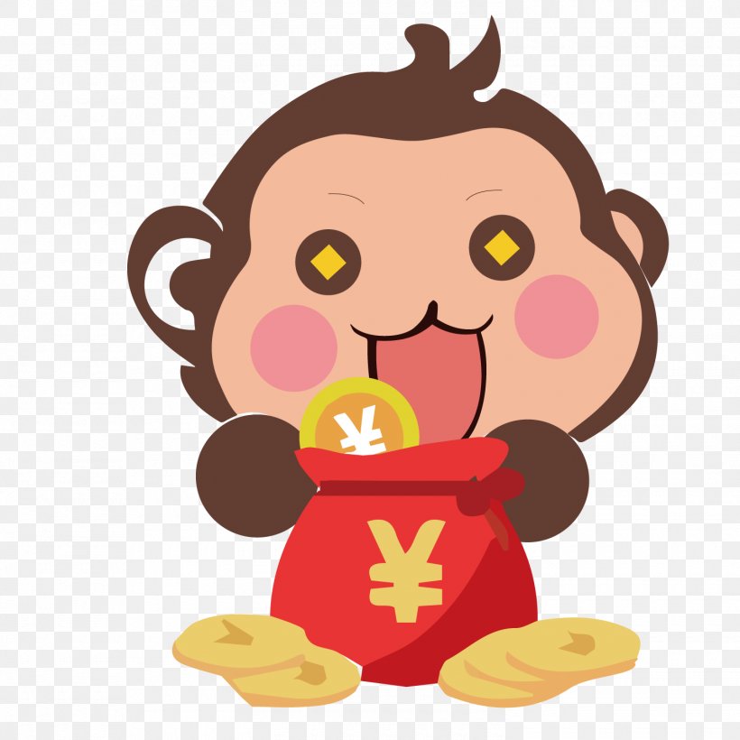 Cartoon Drawing Illustration, PNG, 1500x1501px, Cartoon, Art, Chinese New Year, Comics, Drawing Download Free