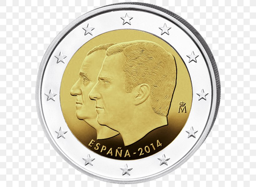 Spain 2 Euro Coin Euro Coins, PNG, 604x600px, 1 Euro Coin, 2 Euro Coin, Spain, Banknote, Cash Download Free