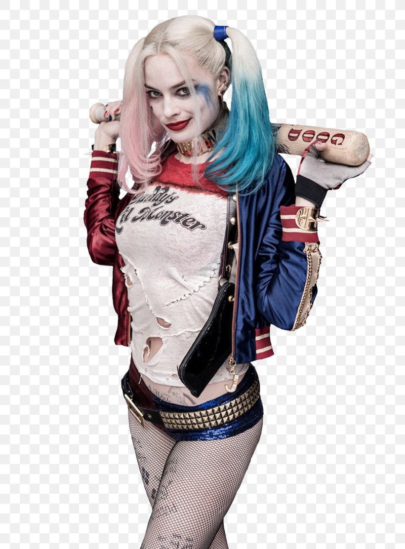 Margot Robbie Harley Quinn Joker Suicide Squad Batman, PNG, 719x1112px, Watercolor, Cartoon, Flower, Frame, Heart Download Free