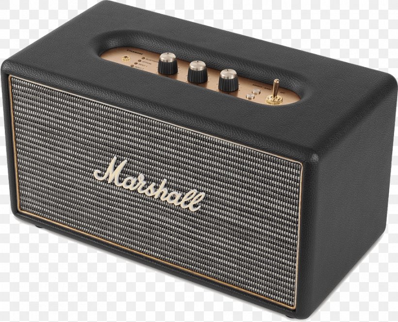 Wireless Speaker Loudspeaker Marshall Stanmore Audio Marshall Amplification, PNG, 909x734px, Wireless Speaker, Amplifier, Audio, Bluetooth, Electronic Instrument Download Free