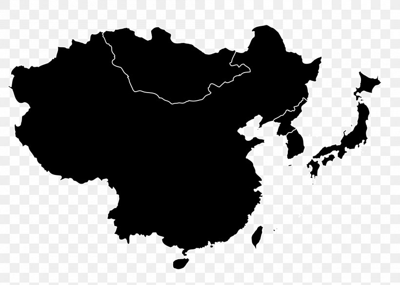 China Southeast Asia Vector Map, PNG, 2000x1427px, China, Asia, Black, Black And White, Contour Line Download Free