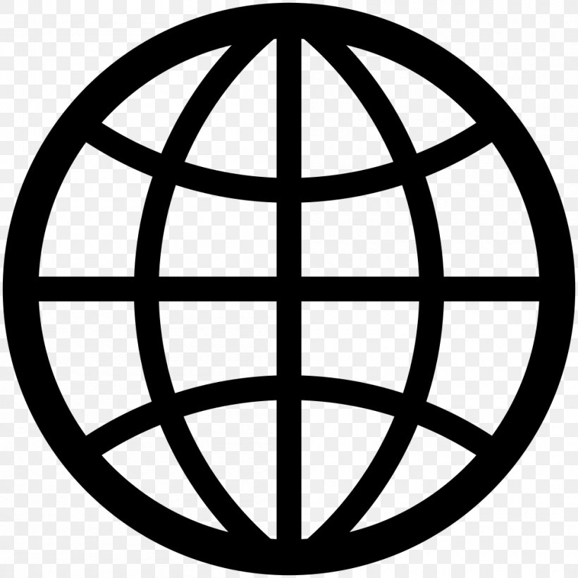 Globe World Clip Art, PNG, 1000x1000px, Globe, Area, Black And White, Icon Design, Map Download Free