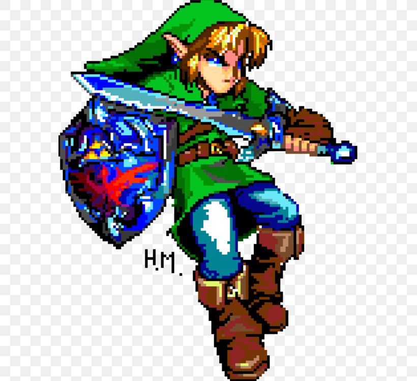 The Legend of Zelda Link Pixel Art. by IsseiRA on DeviantArt