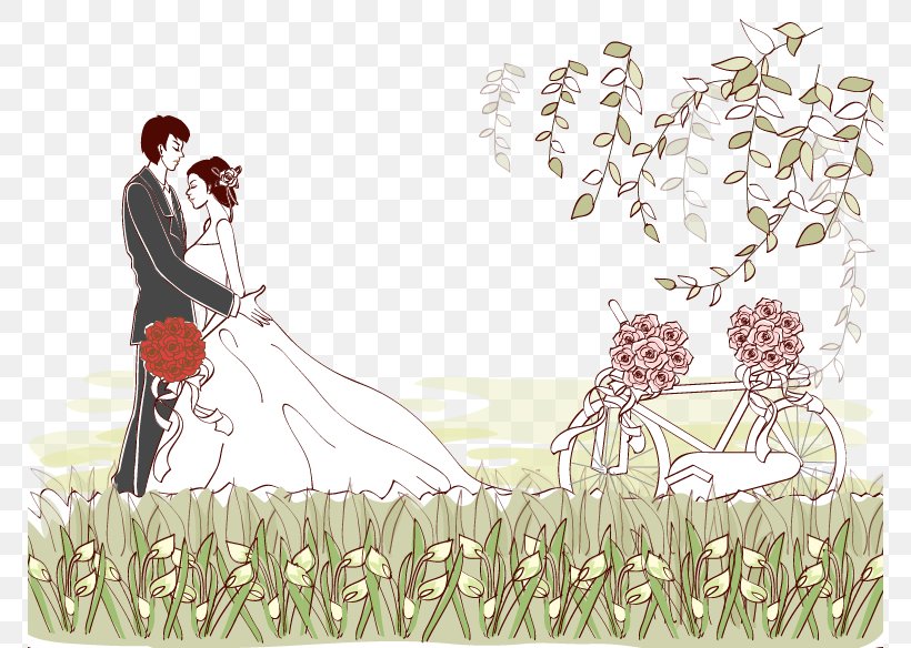 Marriage Wedding, PNG, 770x584px, Watercolor, Cartoon, Flower, Frame, Heart Download Free