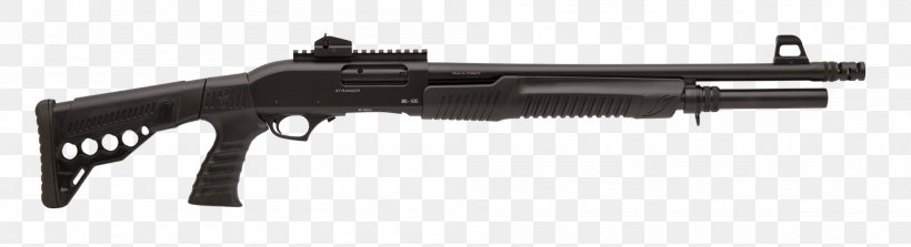 Pump Action Shotgun Weapon Stock Firearm, PNG, 2000x544px, Watercolor, Cartoon, Flower, Frame, Heart Download Free