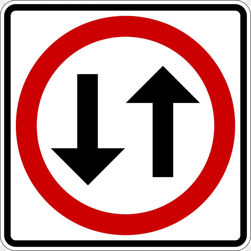 Traffic Sign One-way Traffic Road Signs In Singapore Two-way Street, PNG, 2000x2000px, Traffic Sign, Area, Brand, Challan, Department Of Motor Vehicles Download Free