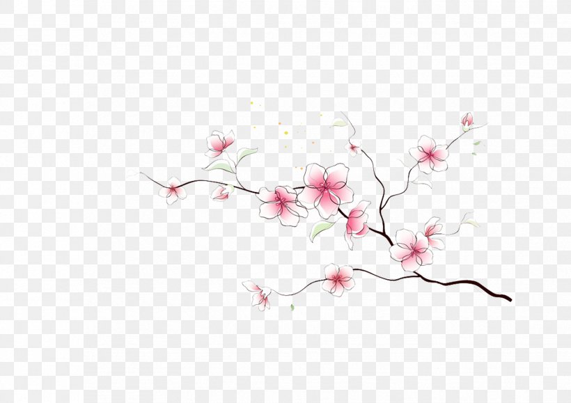 Adobe Illustrator Wallpaper, PNG, 1754x1240px, Plum Blossom, Blossom, Branch, Cherry Blossom, Flower Download Free
