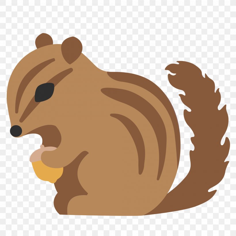 Emoji Chipmunk Whiskers Squirrel WhatsApp, PNG, 2000x2000px, Emoji, Bear, Beaver, Carnivoran, Chipmunk Download Free