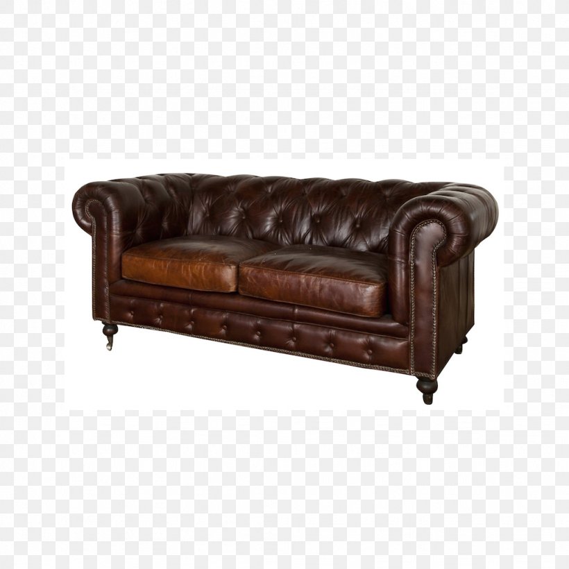 Leather Sofa Bed Fainting Couch Chesterfield, PNG, 1024x1024px, Leather, Aniline Leather, Artificial Leather, Bicast Leather, Chesterfield Download Free