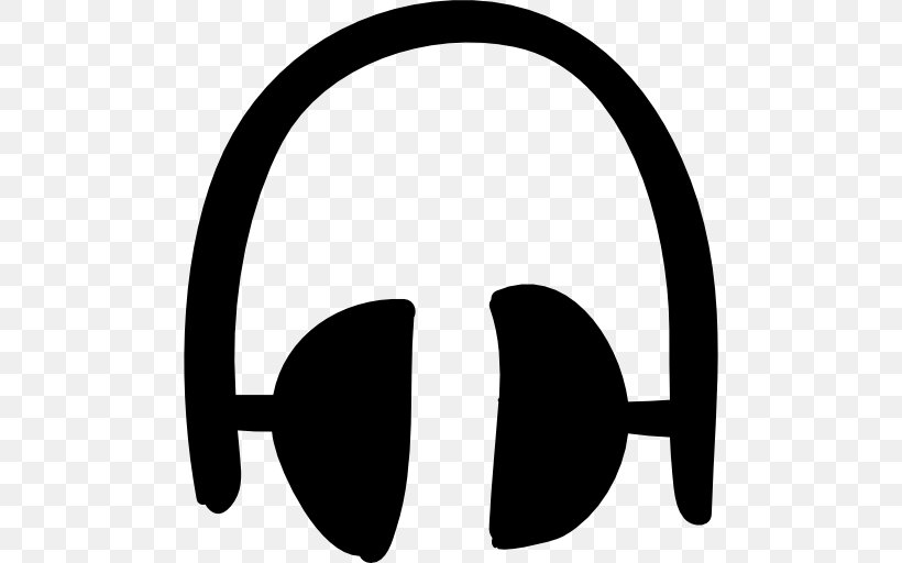 Headphones Clip Art, PNG, 512x512px, Headphones, Audio, Audio Equipment, Black And White, Free Portable Headphones Download Free