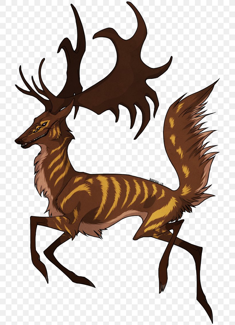 Reindeer Elk Antler Character, PNG, 741x1132px, Deer, Animal, Antler, Character, Deviantart Download Free