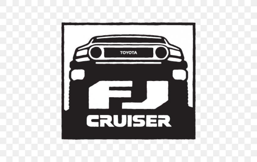 Toyota FJ Cruiser Toyota Tacoma Car Logo, PNG, 518x518px, Toyota Fj Cruiser, Automotive Exterior, Black, Black And White, Brand Download Free