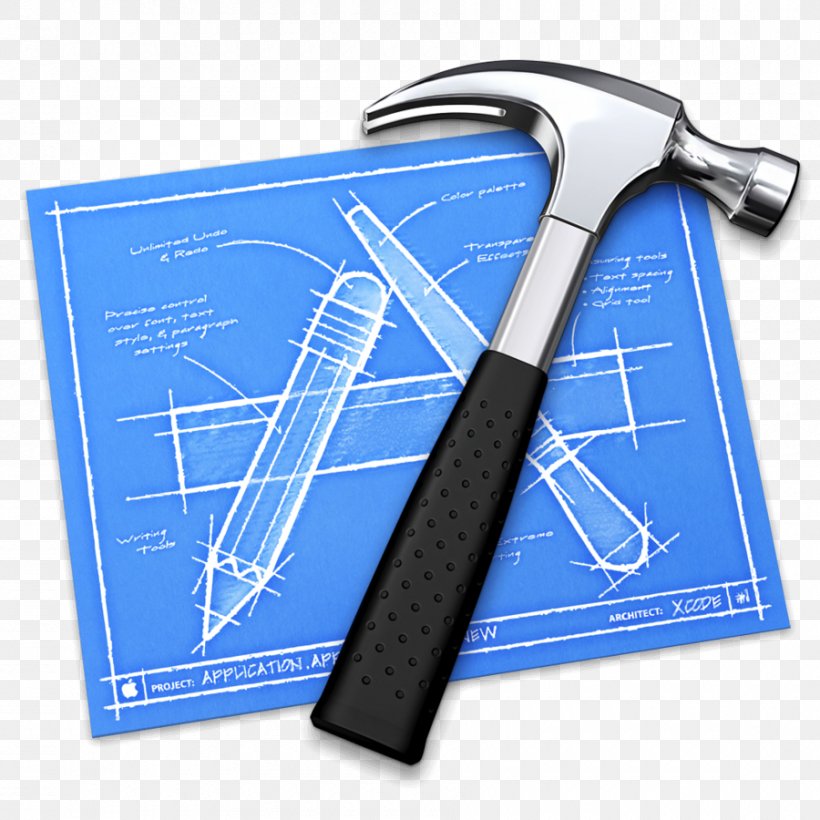 Xcode MacOS Apple, PNG, 900x900px, Xcode, Apple, Computer Software, Debugger, Electric Blue Download Free