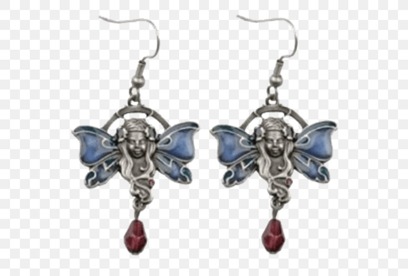 Earring Jewellery Necklace Charms & Pendants Fairy, PNG, 555x555px, Watercolor, Cartoon, Flower, Frame, Heart Download Free