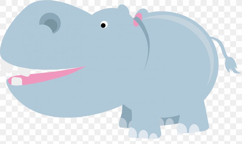 Hippopotamus Elephant Clip Art, PNG, 1501x897px, Watercolor, Cartoon, Flower, Frame, Heart Download Free