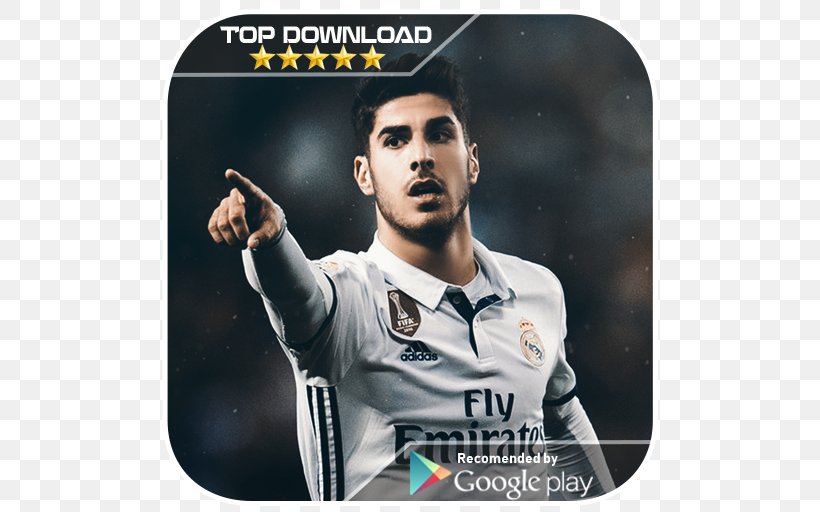 Marco Asensio Real Madrid C.F. UEFA Champions League La Liga Spain National Football Team, PNG, 512x512px, Marco Asensio, Album Cover, Android, Brand, Football Download Free