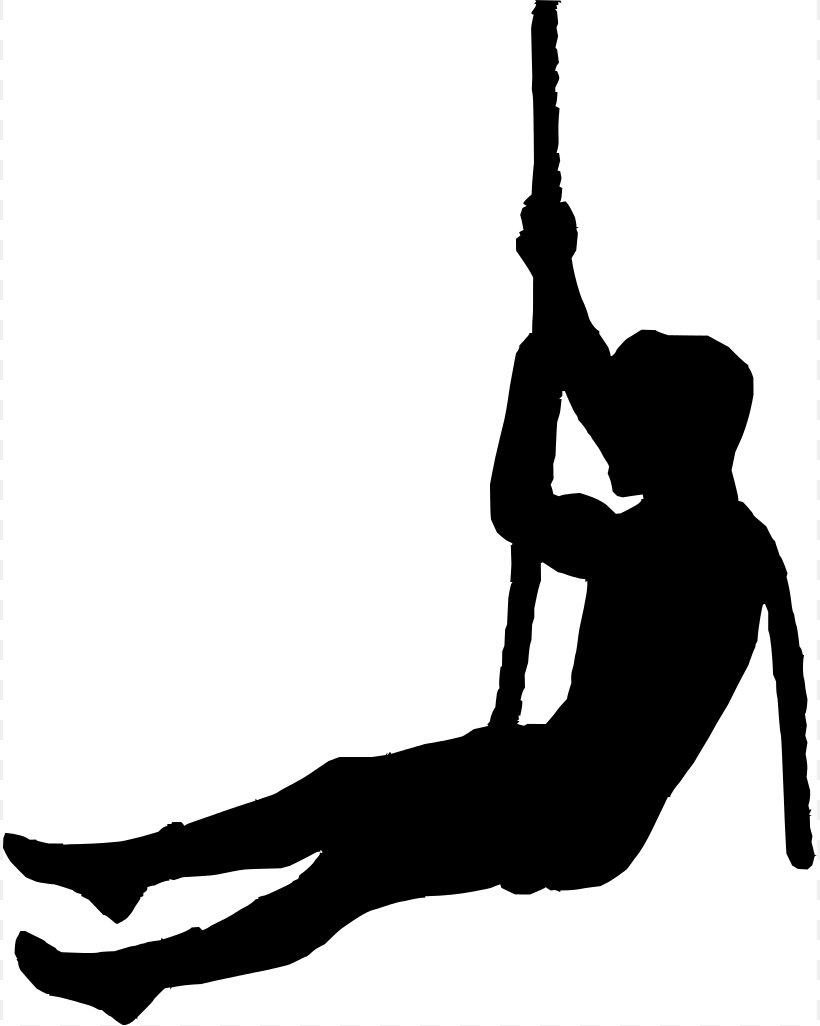 Rope Climbing Clip Art, PNG, 814x1026px, Climbing, Arm, Black, Black And White, Drawing Download Free