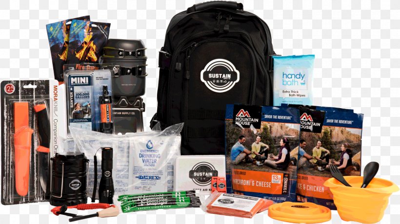 Survival Kit Survival Skills Emergency Bug-out Bag Preparedness, PNG, 1730x971px, Survival Kit, Backpack, Bag, Brand, Bugout Bag Download Free