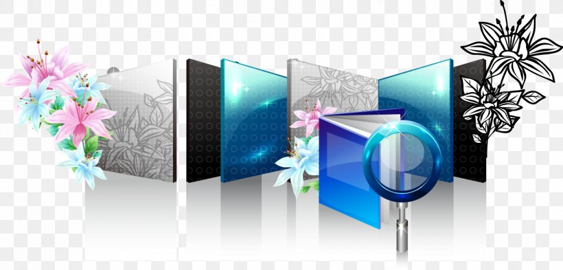 Graphic Design Illustration, PNG, 1354x650px, 3d Computer Graphics, Magnifying Glass, Brand, Computer, Computer Graphics Download Free