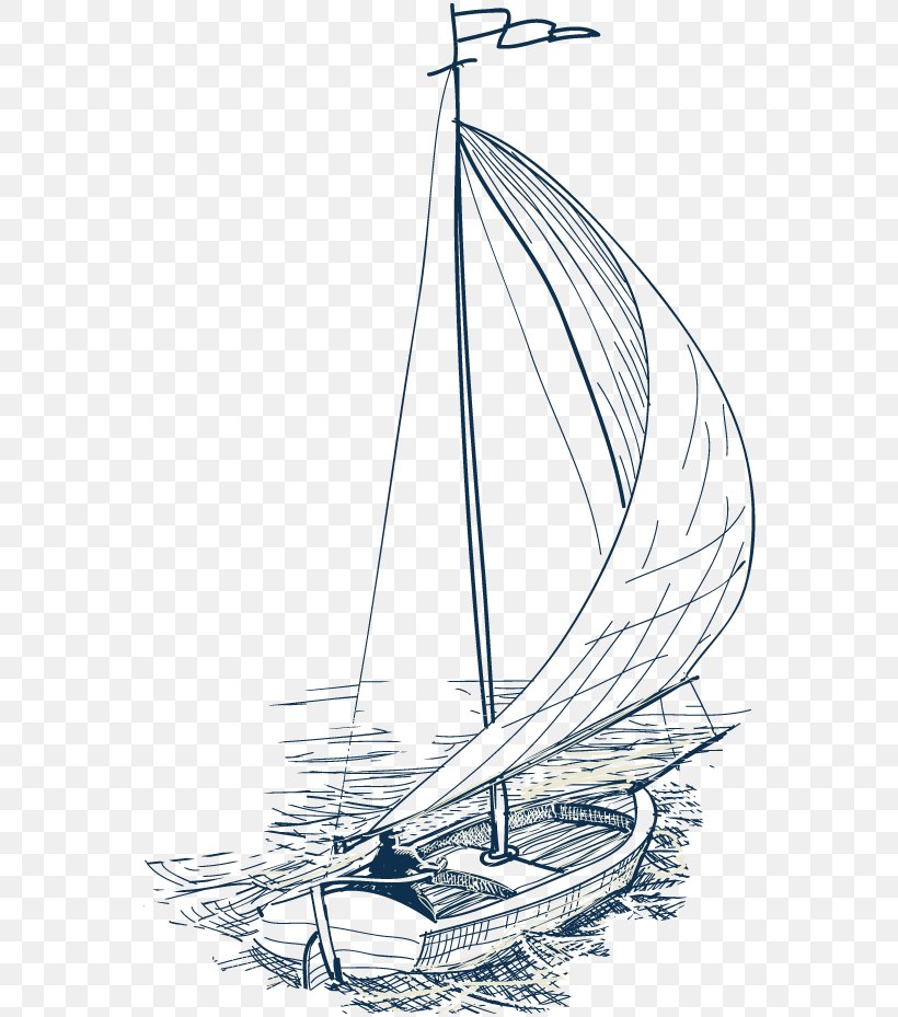 Sailboat, PNG, 566x929px, Sail, Black And White, Boat, Brigantine, Caravel Download Free