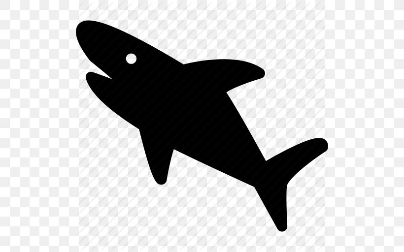 Shark Fish Clip Art, PNG, 512x512px, Shark, Apple Icon Image Format, Black, Black And White, Digital Media Download Free