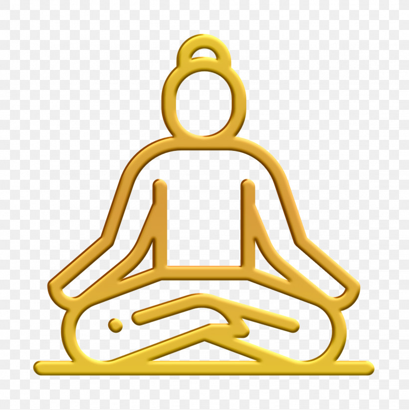 Yoga Icon Padmasana Icon Yoga And Mindfulness Icon, PNG, 1232x1234px, Yoga Icon, Triangle, Yellow, Yoga And Mindfulness Icon Download Free