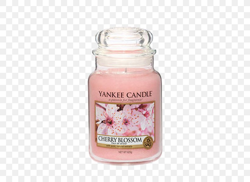 Yankee Candle Light Jar Cherry Blossom, PNG, 600x600px, Yankee Candle, Aroma Compound, Blossom, Candle, Cherry Download Free