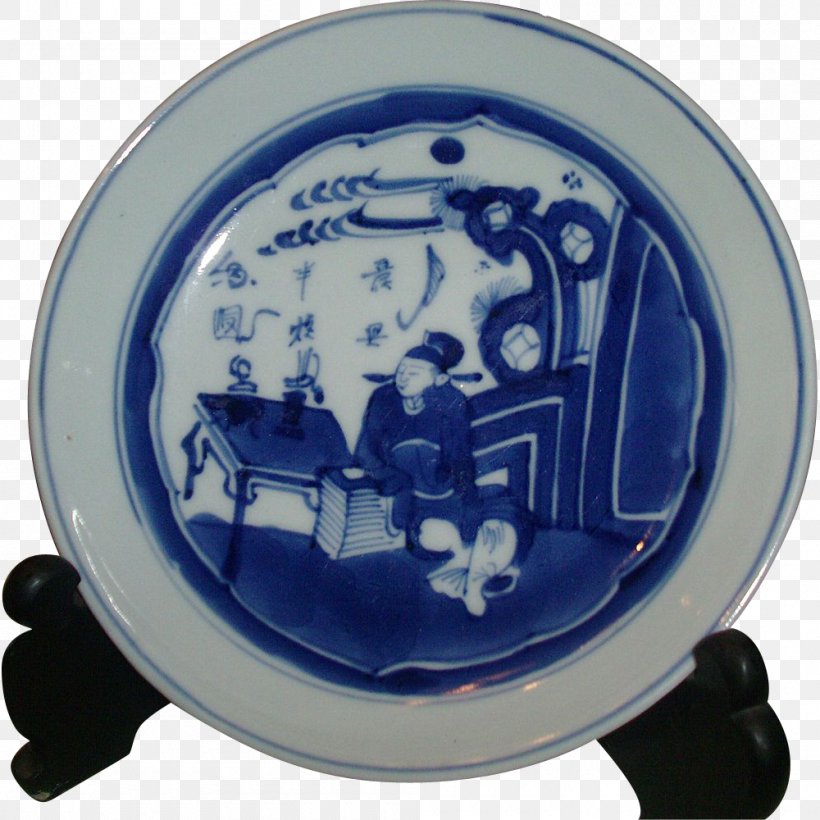 Blue And White Pottery 18th Century Plate Kangxi Transitional Porcelain, PNG, 1000x1000px, 18th Century, Blue And White Pottery, Antique, Blue And White Porcelain, Bowl Download Free