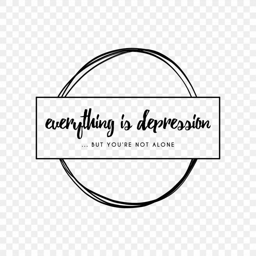 Diagnostic And Statistical Manual Of Mental Disorders Depression Major Depressive Disorder Suffering Symptom, PNG, 3000x3000px, Depression, Area, Black, Black And White, Brand Download Free