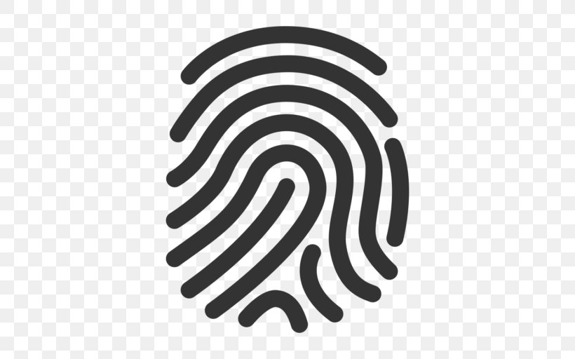 Fingerprint Clip Art, PNG, 512x512px, Fingerprint, Black And White, Hand, Logo, Monochrome Download Free