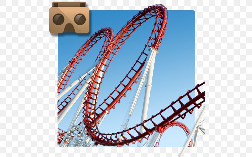 VR Thrills: Roller Coaster 360 (Google Cardboard) Virtual Reality Android, PNG, 512x512px, Virtual Reality, Amusement Park, Amusement Ride, Android, Aptoide Download Free