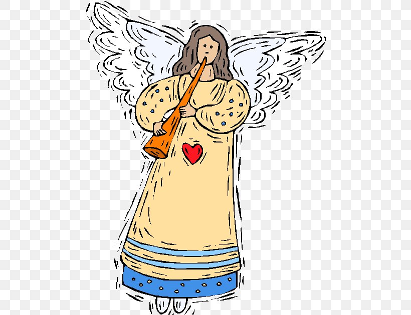 Clip Art Illustration Image Angel With Horn, PNG, 490x630px, Angel, Art, Artwork, Clothing, Com Download Free