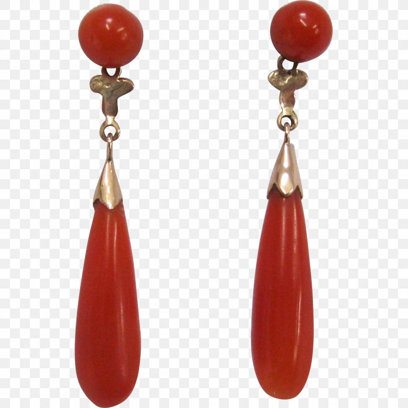 Earring Jewellery Red Coral Gemstone Gold, PNG, 1284x1284px, Earring, Antique, Cabochon, Clothing Accessories, Coral Download Free