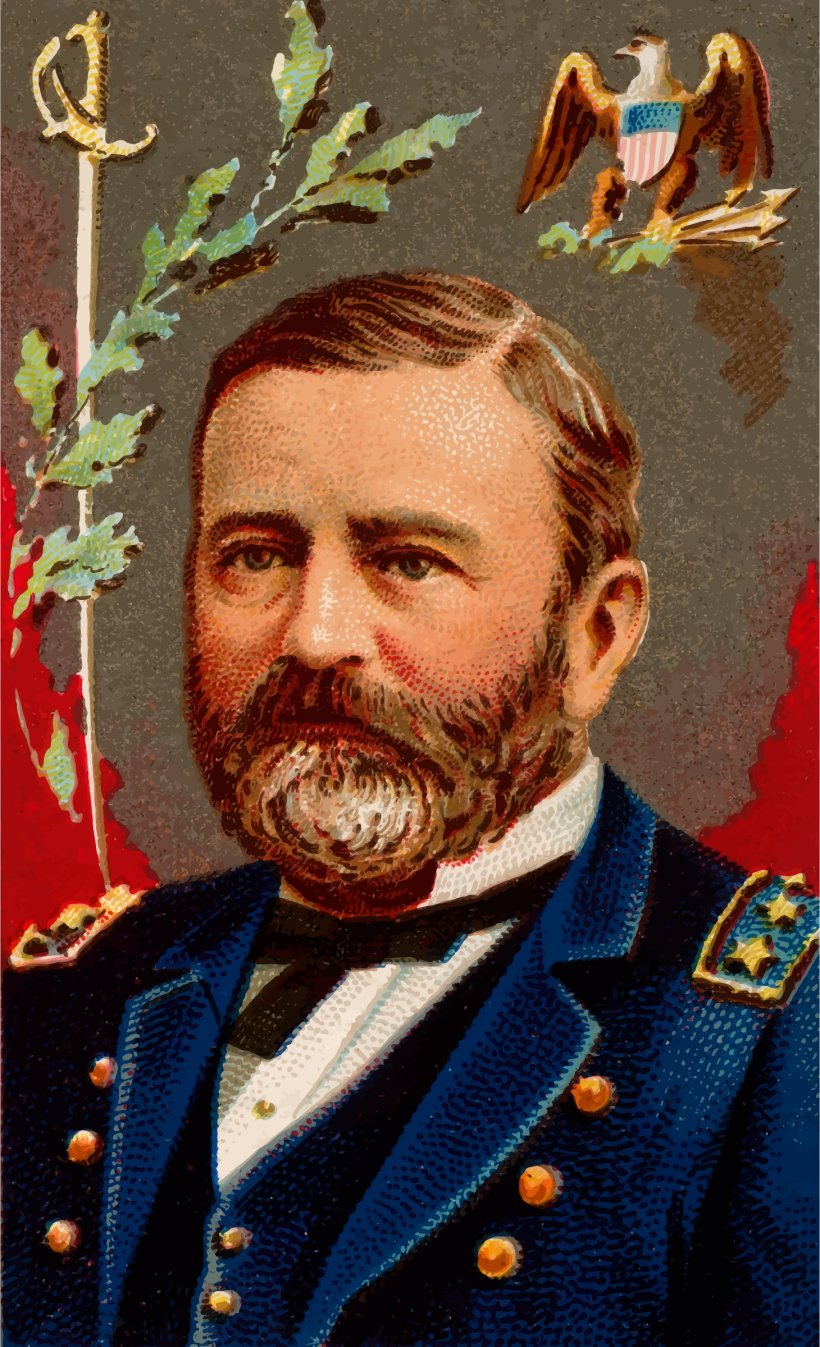 Ulysses S. Grant United States American Civil War Collectable Trading Cards General, PNG, 1460x2400px, Ulysses S Grant, Advertising, Allen Ginter, American Civil War, Beard Download Free