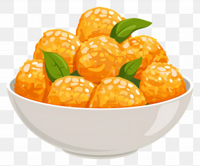 Indian Sweets - Bowl Of Crispy Fried Balls PNG