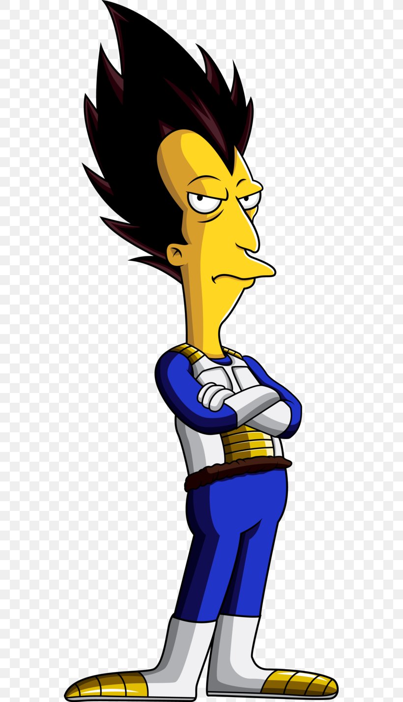 Vegeta Majin Buu Sideshow Bob Bart Simpson Chief Wiggum, PNG, 559x1429px, Vegeta, Art, Artwork, Bart Simpson, Beak Download Free