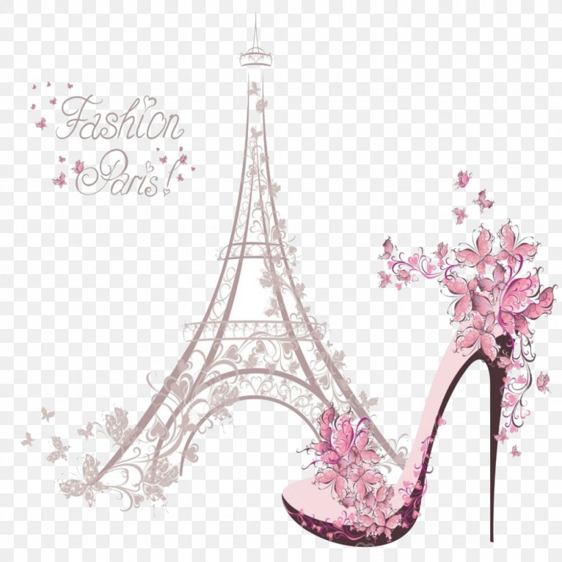 Eiffel Tower Fashion Illustration Drawing, PNG, 1024x1024px, Eiffel Tower, Absatz, Drawing, Fashion, Fashion Design Download Free