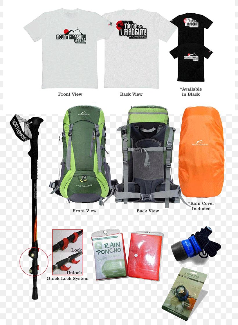 Mount Kinabalu Hiking Via Ferrata Climbing Mountain, PNG, 800x1120px, Mount Kinabalu, Backpack, Brand, Climbing, Clothing Download Free