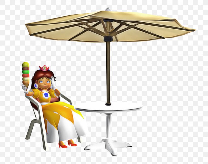 Umbrella Cartoon, PNG, 1005x795px, Yellow, Furniture, Outdoor Table, Shade, Table Download Free