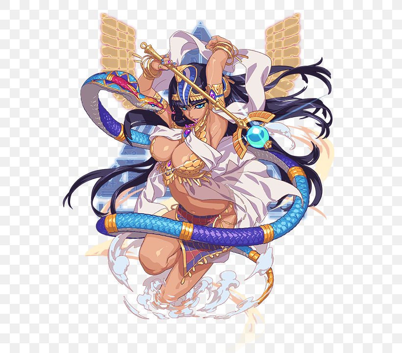 Cleopatra And Caesar Ancient Egypt Honkai Impact 3 崩坏3rd Game, PNG, 720x720px, Watercolor, Cartoon, Flower, Frame, Heart Download Free
