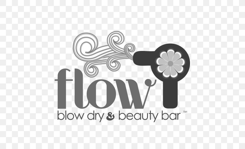 FLOW Blow Dry & Beauty Bar Microblading Eyebrow Cosmetics Beauty Parlour, PNG, 500x500px, Microblading, Beauty, Beauty Parlour, Black And White, Brand Download Free