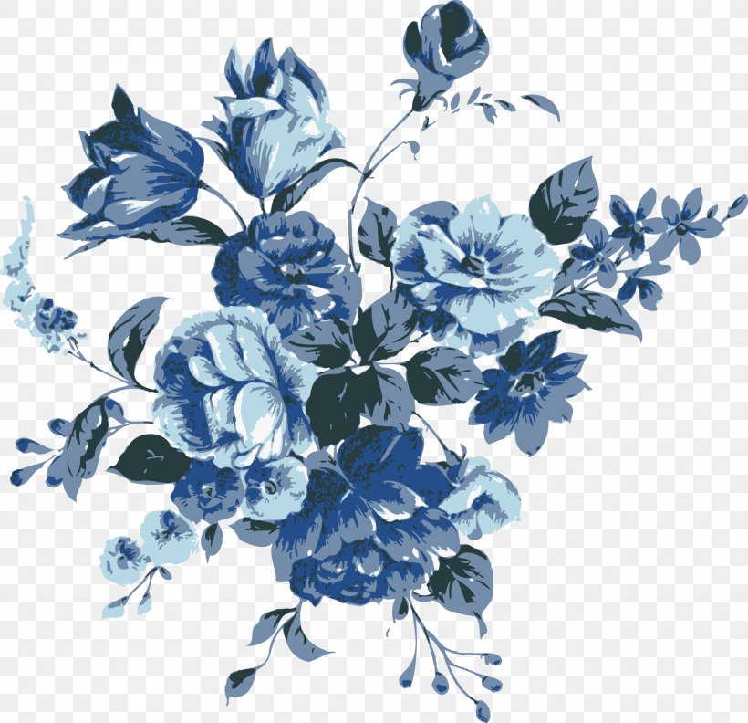 Flower Blue Clip Art, PNG, 2187x2114px, Flower, Blossom, Blue, Blue Flower, Blue Rose Download Free
