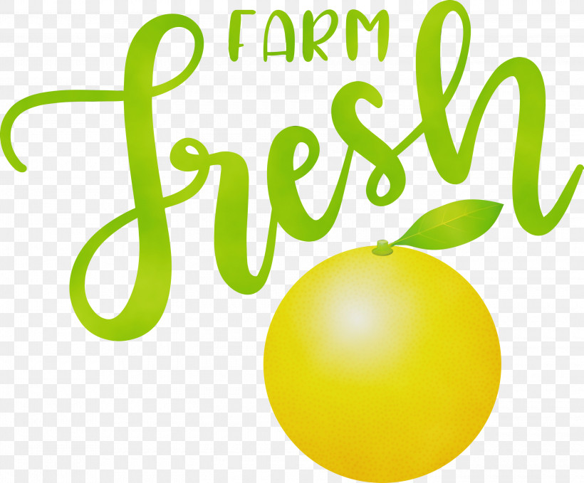 Logo Green Line Meter Fruit, PNG, 3000x2485px, Farm Fresh, Farm, Fresh, Fruit, Geometry Download Free