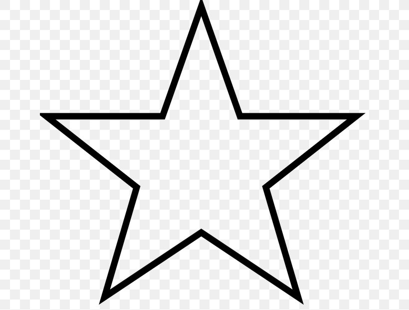 Five-pointed Star Star Polygons In Art And Culture, PNG, 660x621px, Fivepointed Star, Area, Black, Black And White, Drawing Download Free