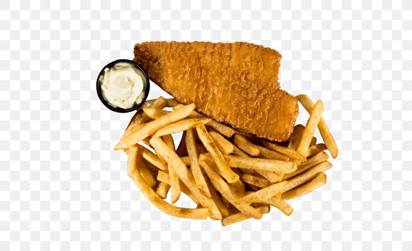 French Fries Fish And Chips Poutine Tartar Sauce Hamburger, PNG, 600x500px, French Fries, American Food, Chicken As Food, Cuisine, Dish Download Free
