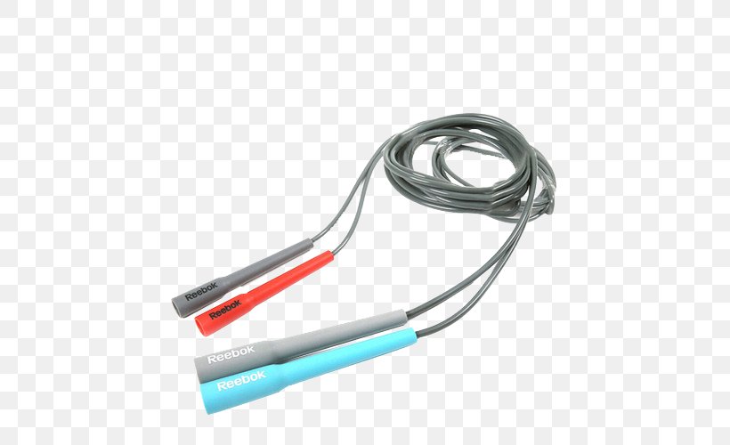 Skipping Rope Reebok Sport Jumping, PNG, 500x500px, Skipping Rope, Aerobic Exercise, Boxing, Cable, Electronics Accessory Download Free