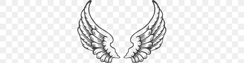 Angel Drawing Clip Art, PNG, 299x213px, Angel, Beak, Black And White, Butterfly, Drawing Download Free