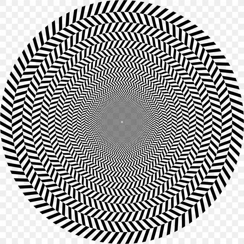 Optical Illusion Optics Op Art Fraser Spiral Illusion, PNG, 2322x2322px, Optical Illusion, Area, Barberpole Illusion, Black And White, Bridget Riley Download Free