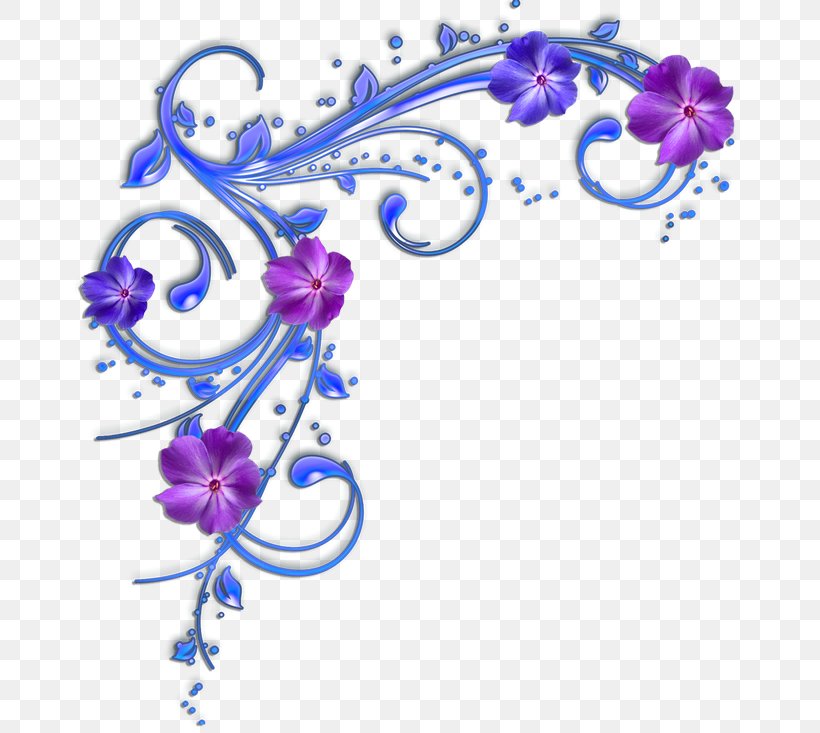 Purple Floral Design Flower Clip Art, PNG, 670x733px, Purple, Art, Artwork, Blue, Body Jewelry Download Free
