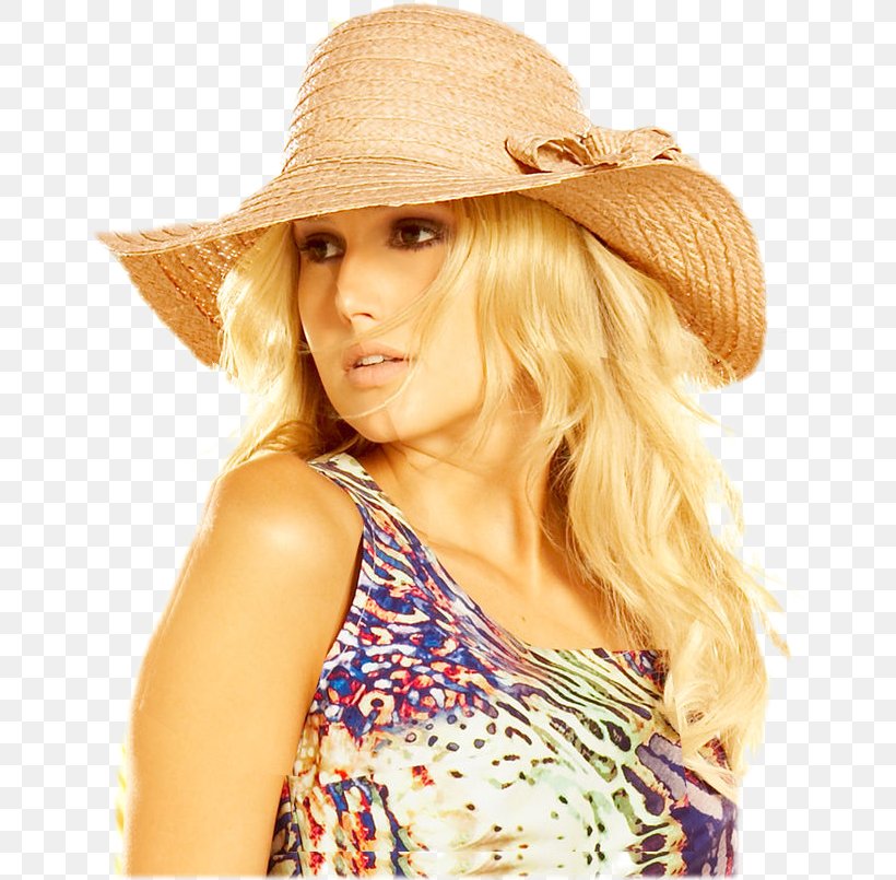 Sun Hat Blond Woman Painting, PNG, 654x805px, Watercolor, Cartoon, Flower, Frame, Heart Download Free